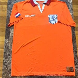 Holland Orange Soccer Polo Jersey